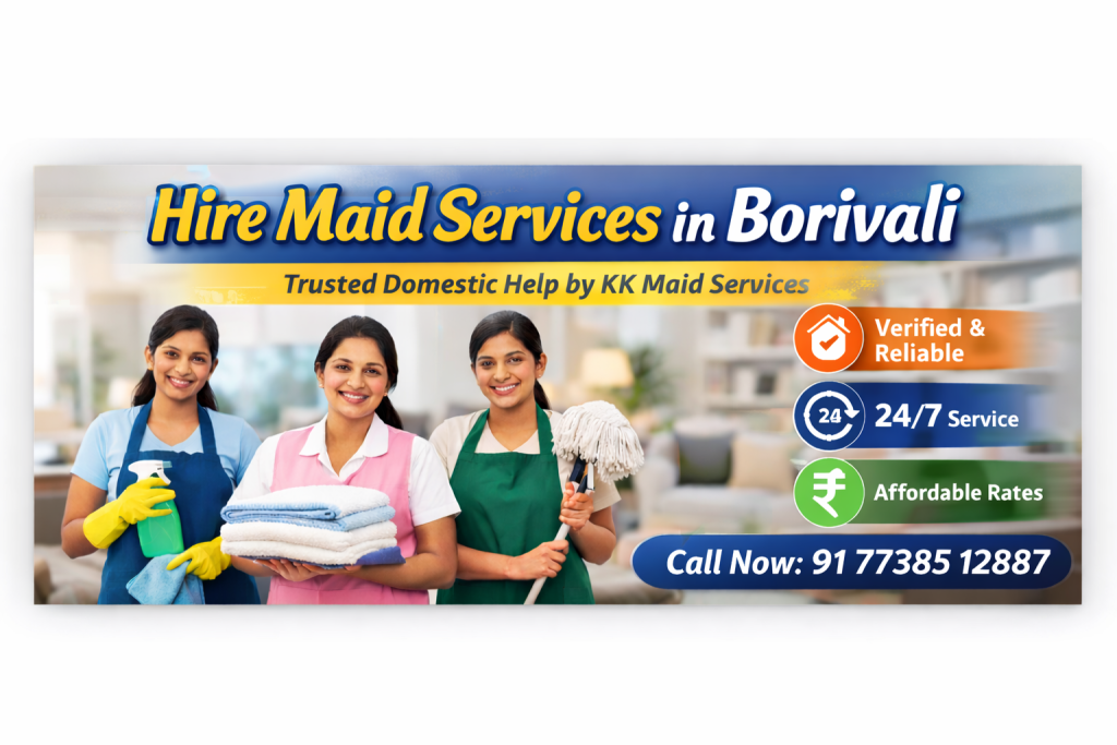 Hire maid in borivali mumbai