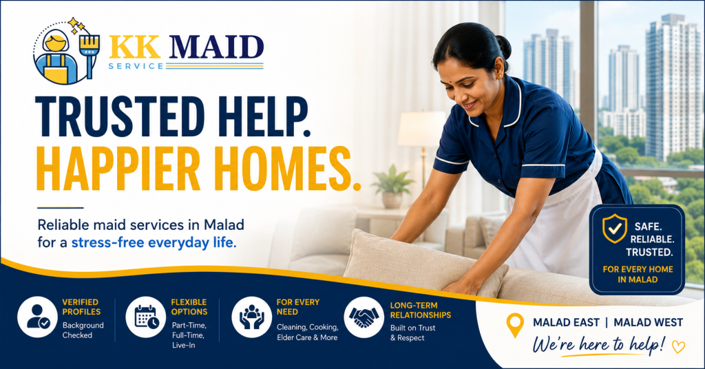 Hire Maid in Malad Reliable Maid Services in Malad East & West