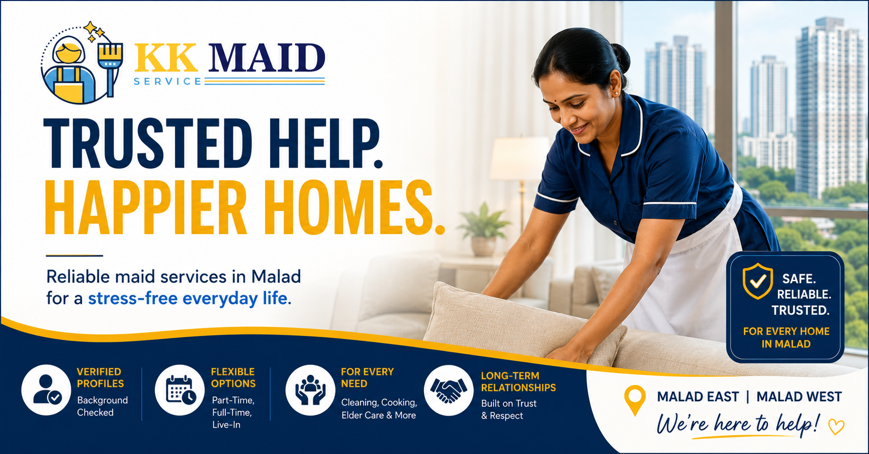 Hire Maid in Malad  Reliable Maid Services in Malad East & West