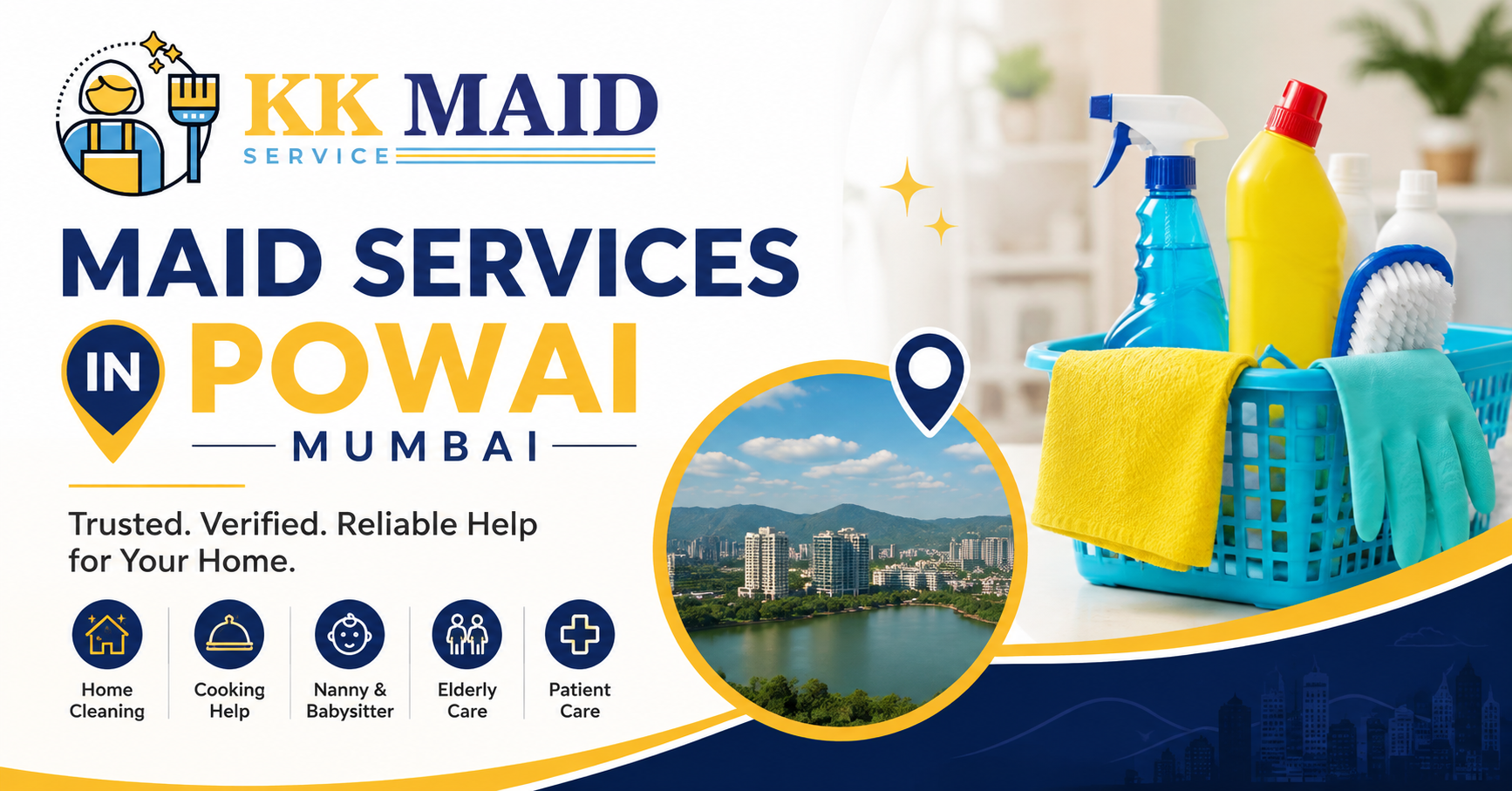 Maid Services in Powai, Mumbai Trusted Help for Busy Families
