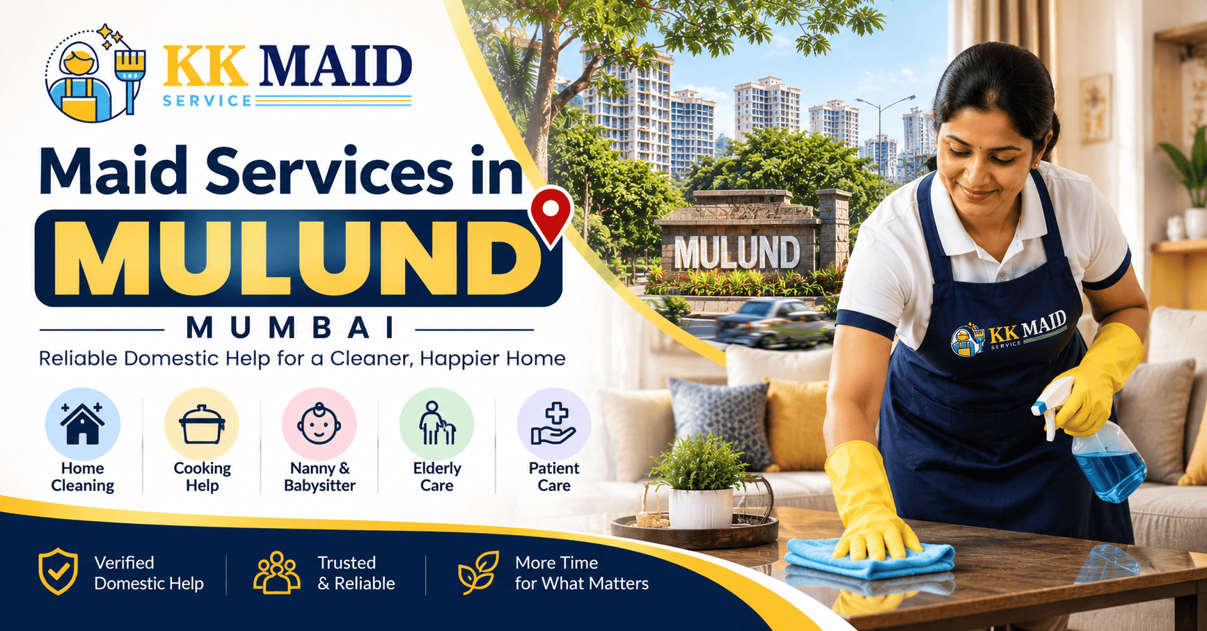 Maid Services in Mulund, Mumbai